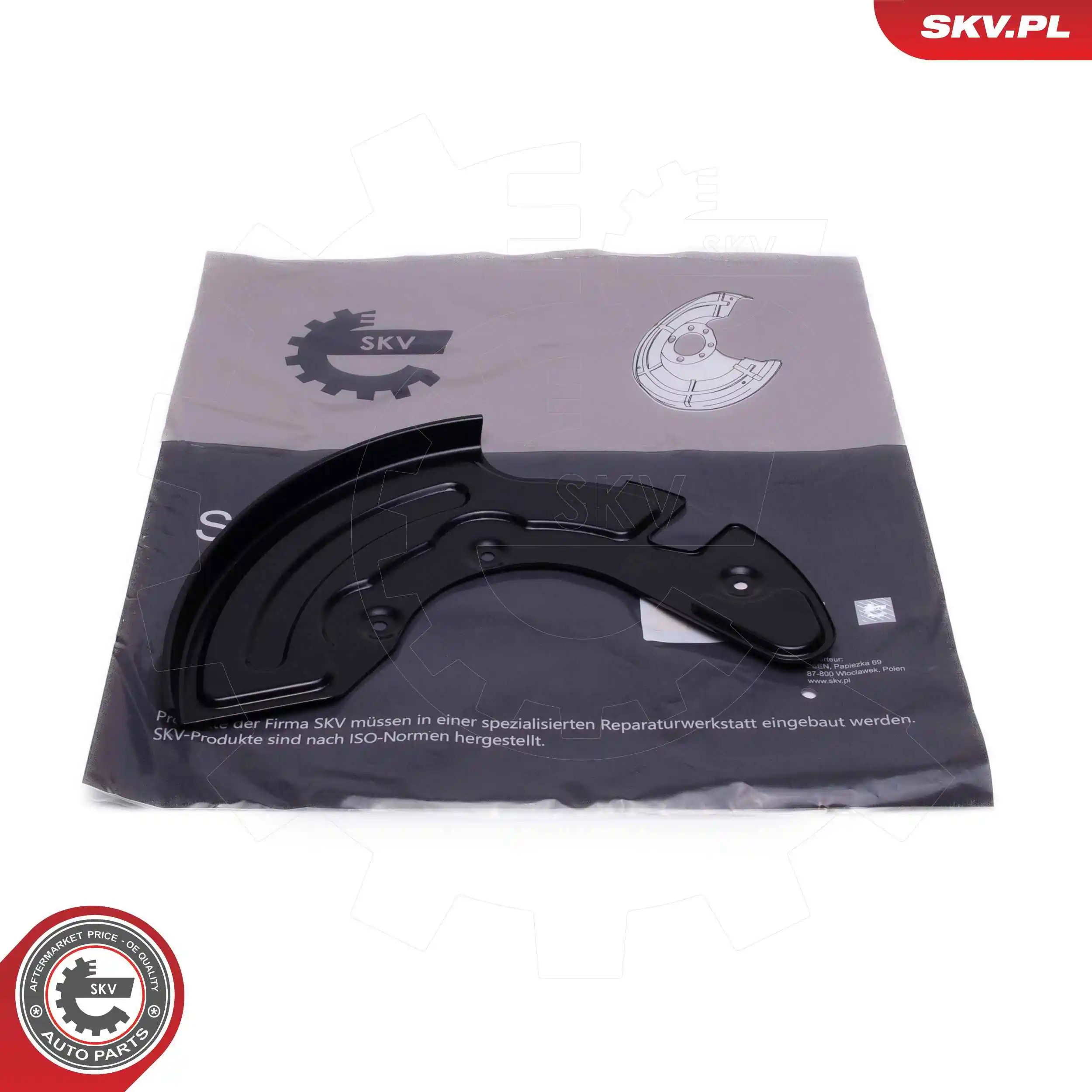 Splash Guard, brake disc